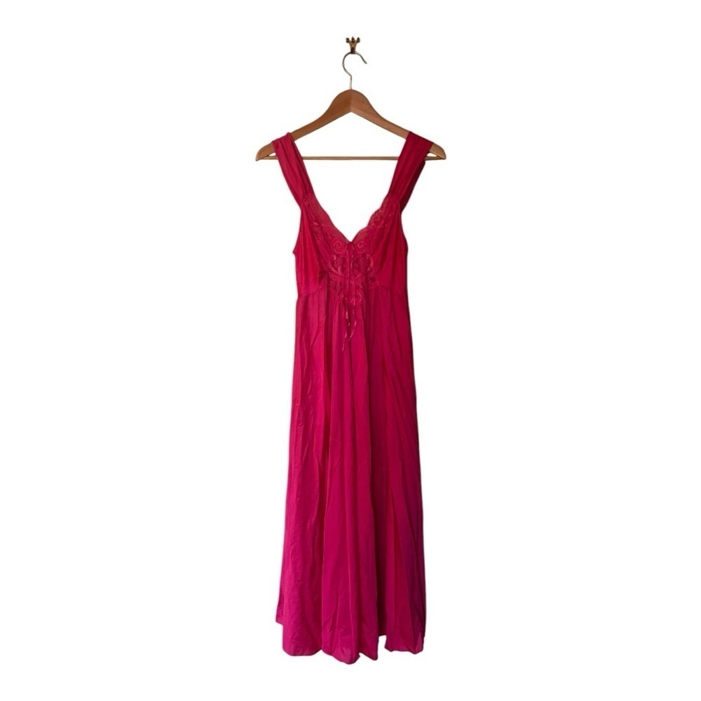Olga Vintage 1970s Slip Dress Lace
